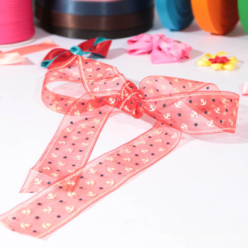 hot sale high quality anchor printed ribbon